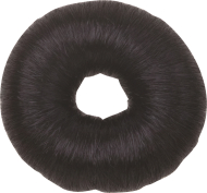 Hair cushion black 8 cm DEWAL HO-5115 Black